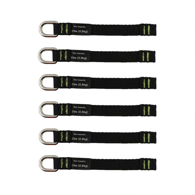 Ergodyne Squids 3700 Web Tool Tails - 6 Pack-Variety Pack from Columbia Safety