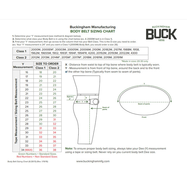 Buckingham Adjustable In-Line 4 D-Ring Leather Body Belt from Columbia Safety