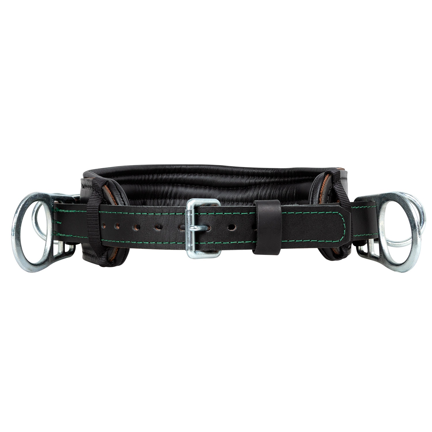 Buckingham Adjustable In-Line 4 D-Ring Leather Body BeltBuckingham Adjustable In-Line 4 D-Ring Leather Body Belt from Columbia Safety