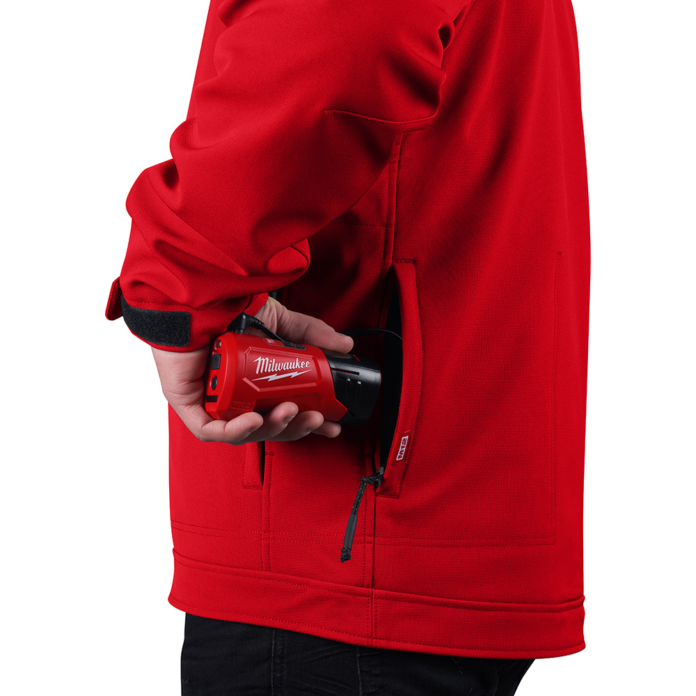 Milwaukee M12 Red Heated TOUGHSHELL Jacket Kit from Columbia Safety