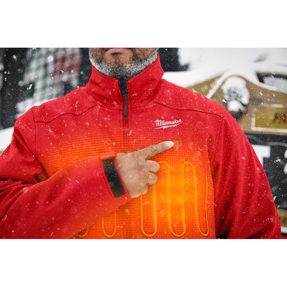 Milwaukee M12 Red Heated TOUGHSHELL Jacket Kit from Columbia Safety