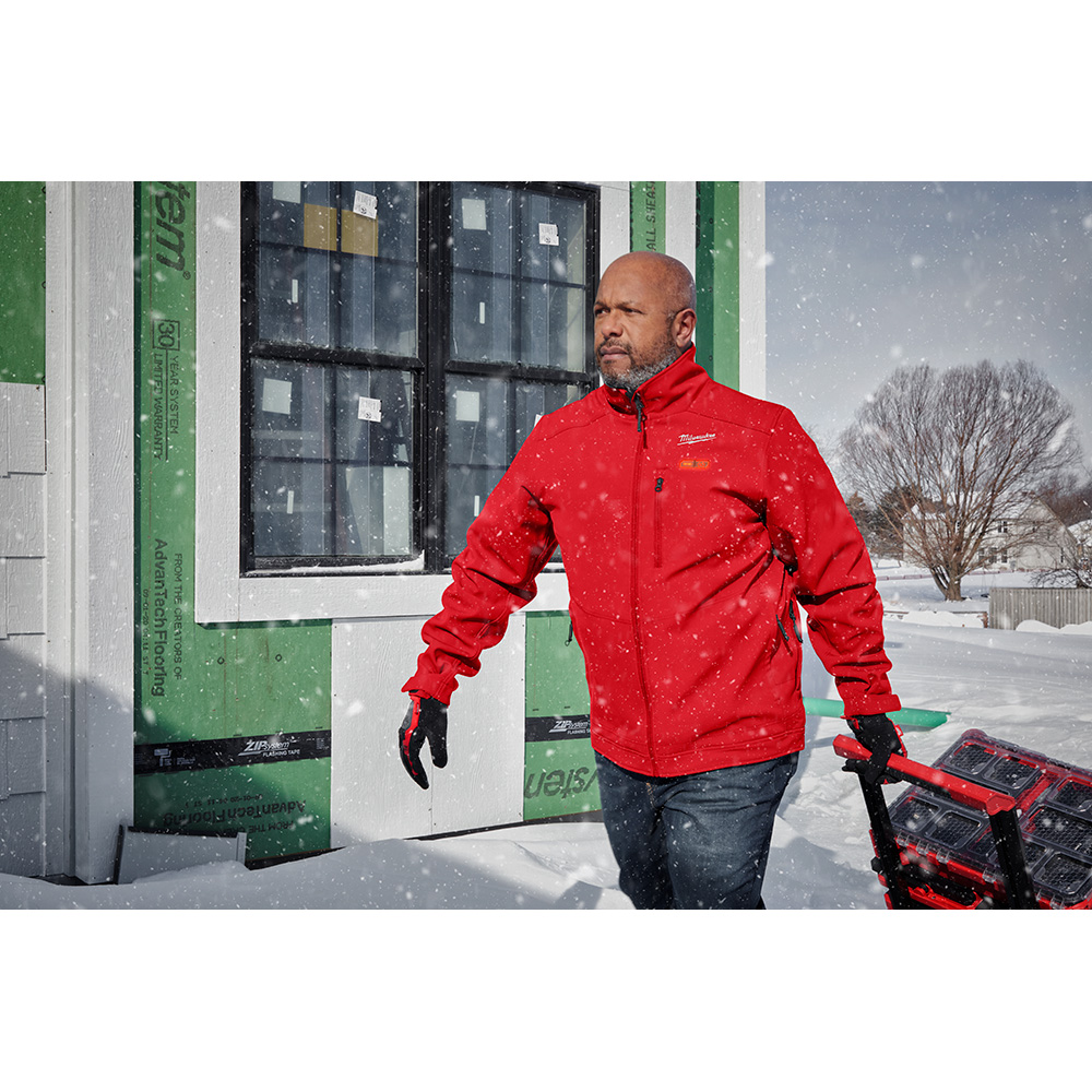 Milwaukee M12 Red Heated TOUGHSHELL Jacket Kit from Columbia Safety