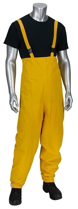 PIP HydroFR PVC Jacket with Hood and Bib Overalls from Columbia Safety