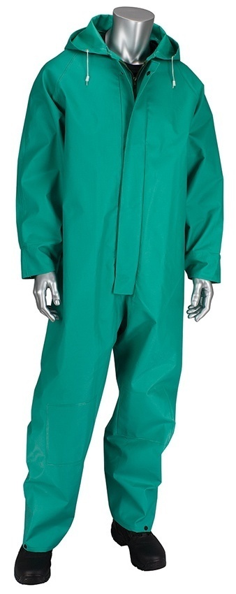 PIP Falcon ChemFR Treated PVC Hooded Coveralls from Columbia Safety