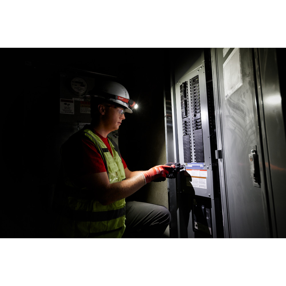 Milwaukee RedLithium USB Hard Hat Headlamp from Columbia Safety