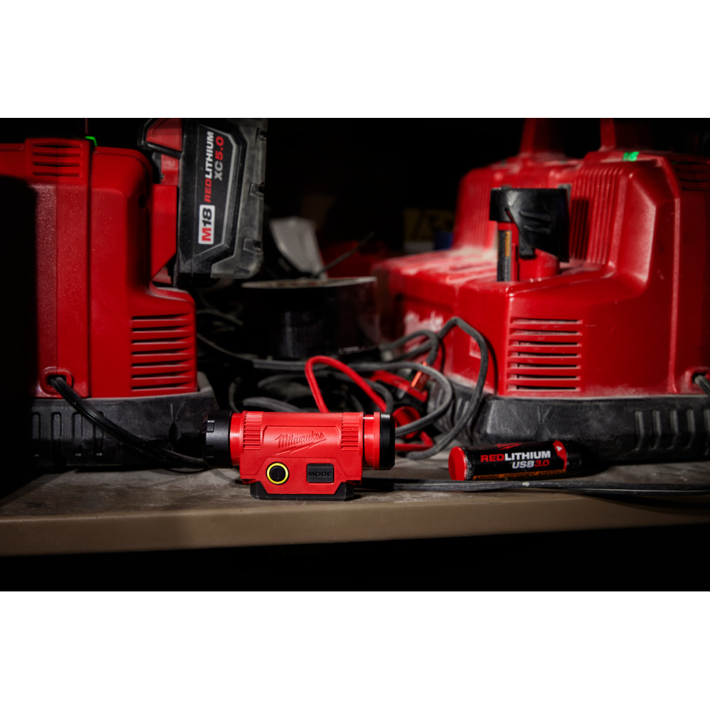 Milwaukee RedLithium USB Hard Hat Headlamp from Columbia Safety