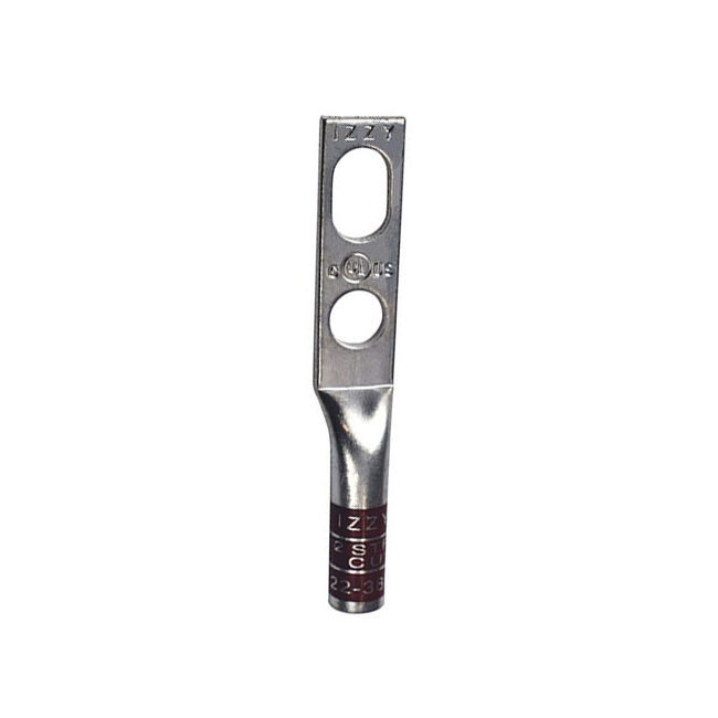 Izzy 2 Hole #2 Stranded Wire Lug (50 Pack) from Columbia Safety