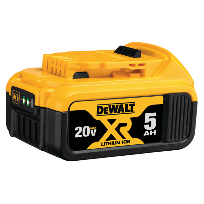 DeWALT 20V MAX 5.0Ah Battery from Columbia Safety