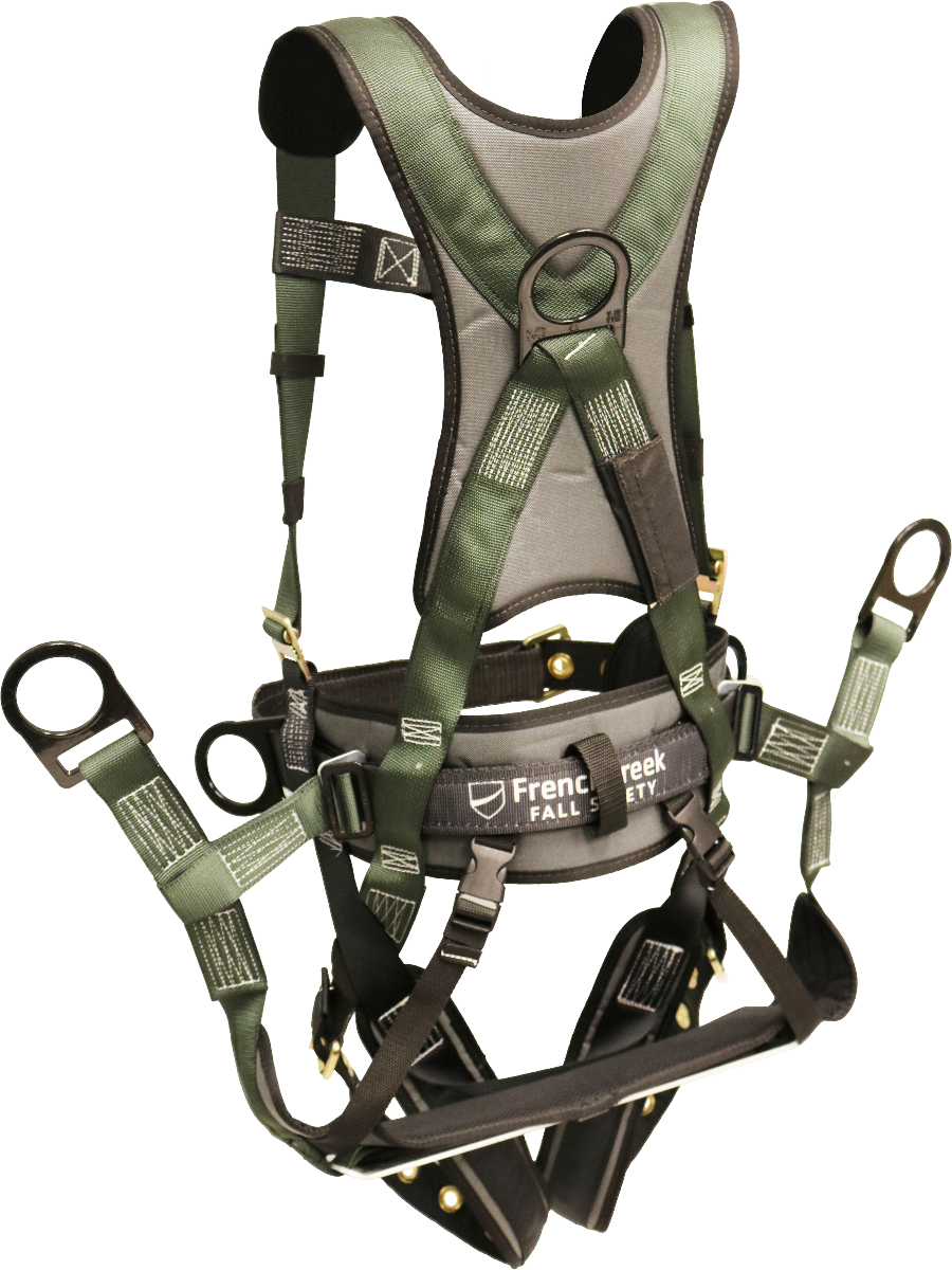 French Creek 22850BH-ALT STRATOS Tower Climbing Harness from Columbia Safety