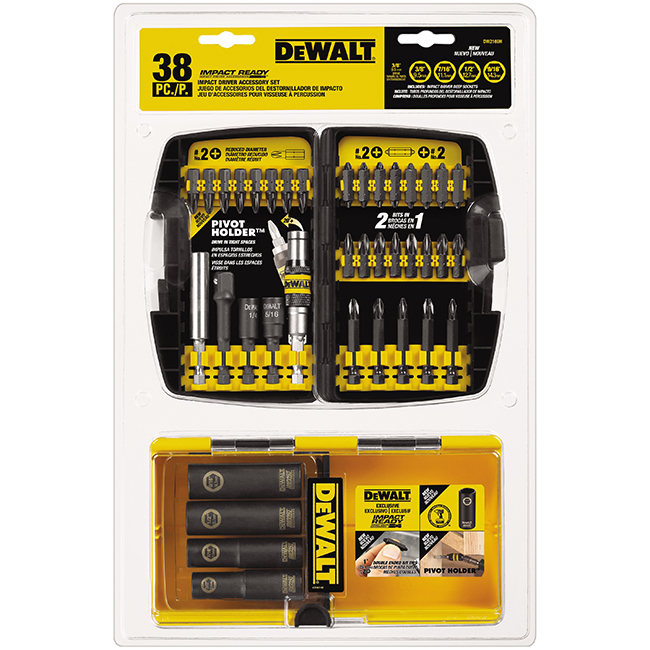 DeWALT 38-Piece Impact Driver Ready Accessory Set from Columbia Safety