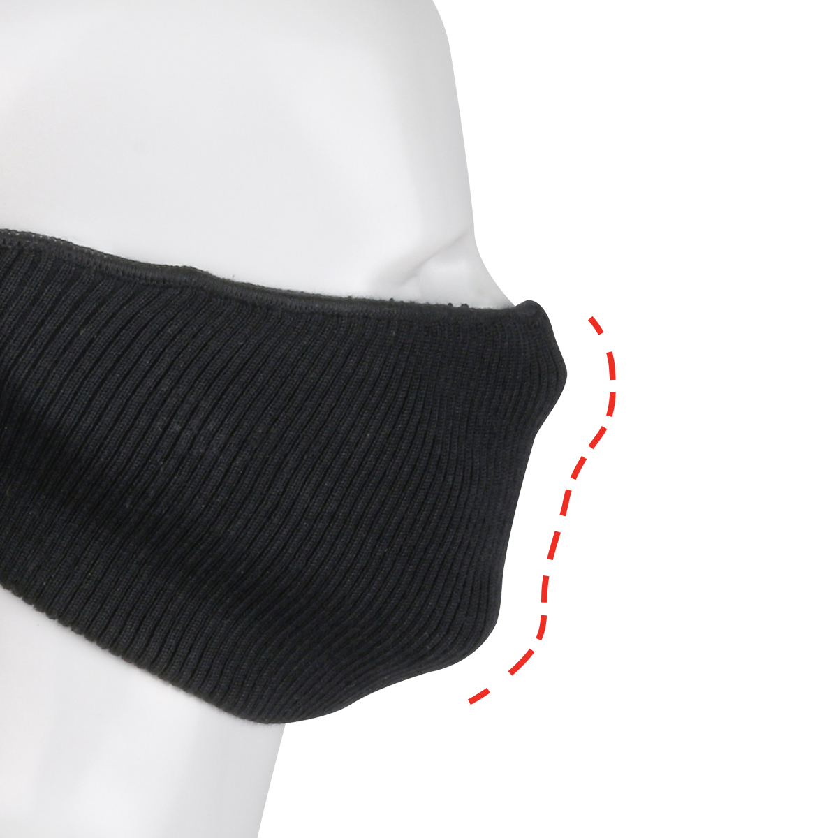 PIP 2-Ply Ribbed Knit Face Cover with Filter Pocket from Columbia Safety