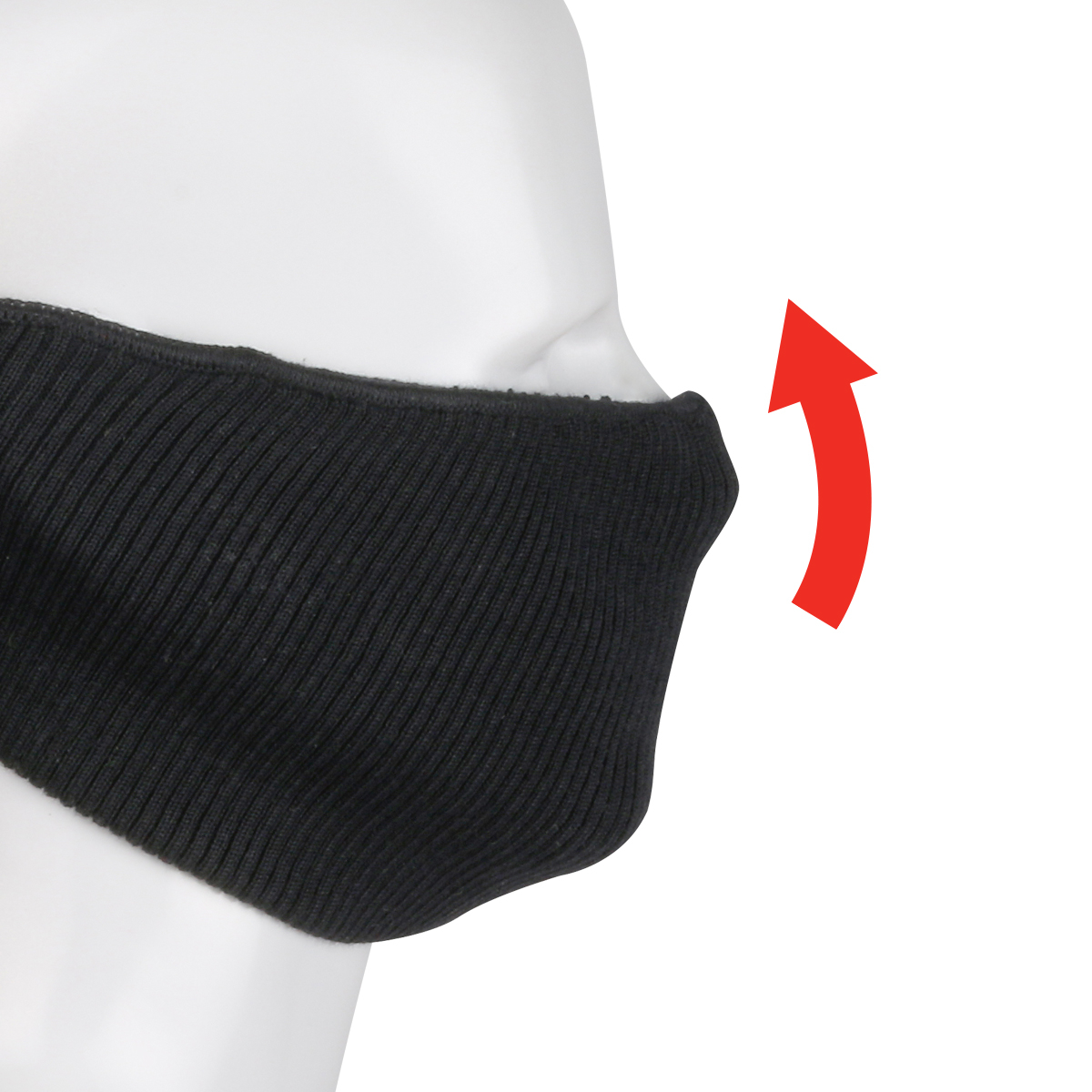 PIP 2-Ply Ribbed Knit Face Cover with Filter Pocket from Columbia Safety