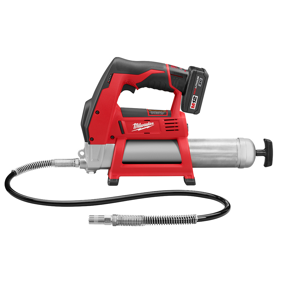 Milwaukee M12 Cordless LITHIUM-ION Grease Gun Kit from Columbia Safety