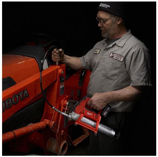 Milwaukee M12 Cordless LITHIUM-ION Grease Gun Kit from Columbia Safety