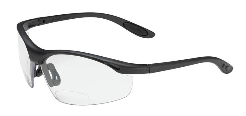 Bouton MAG Reader Safety Glasses with Clear Lens and Black Frame 250-25-0010 from Columbia Safety