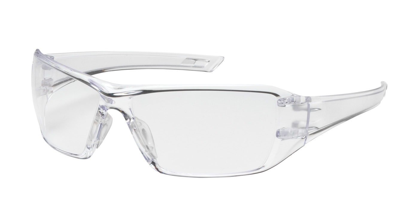 Bouton Captain Safety Glasses with Clear Lens and Clear Temple 250-46-0020 from Columbia Safety