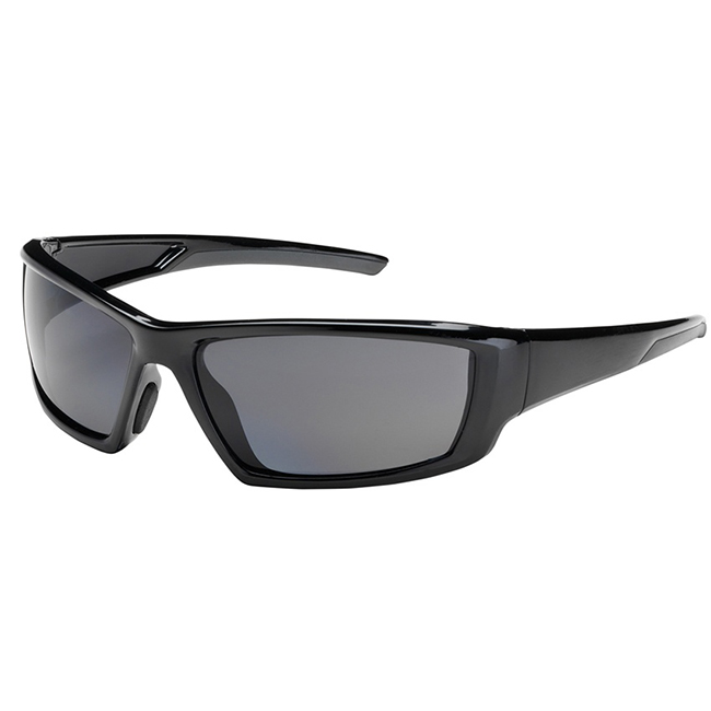 Bouton Sunburst Safety Glasses with Gray Lens and Black Frame from Columbia Safety