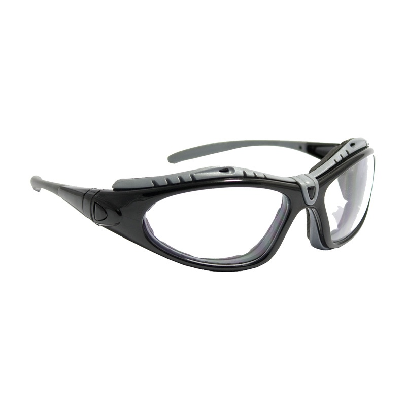 Bouton Fuselage Clear Lens Interchangeable Temple Safety Glasses from Columbia Safety