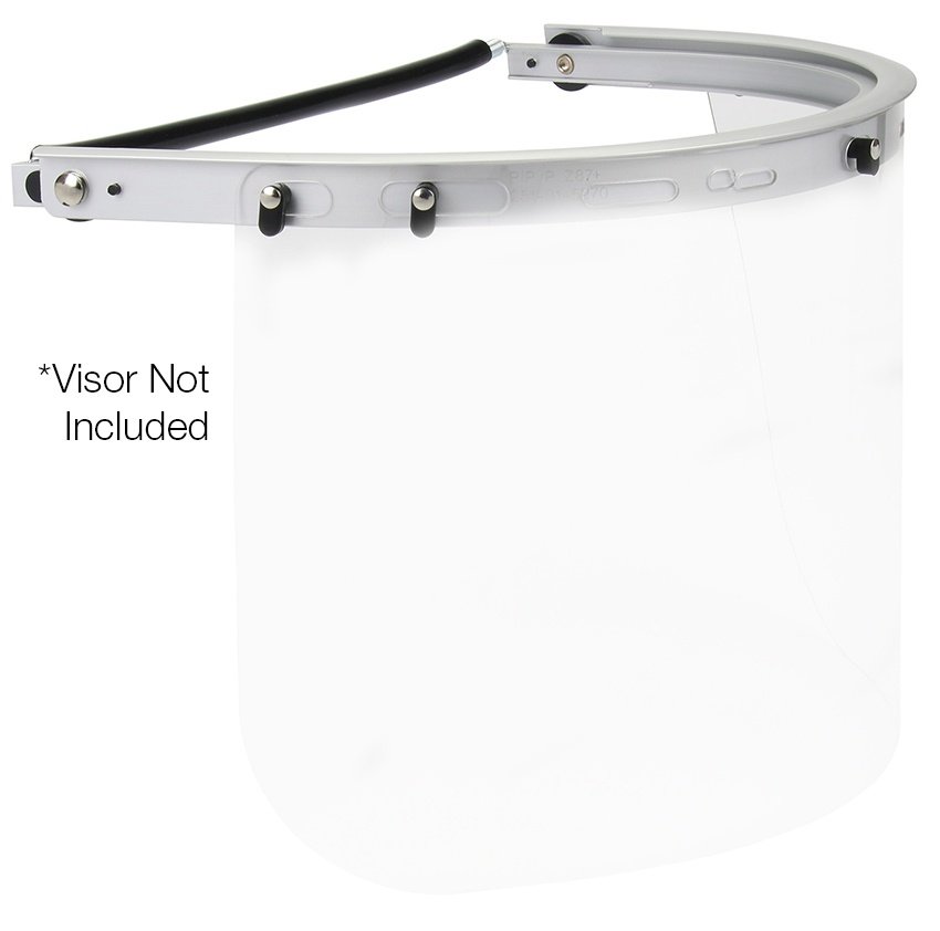 PIP Bouton Optical Face Shield Bracket for Full Brim Hard Hats from Columbia Safety