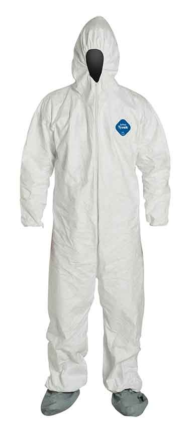 DuPont Tyvek Coverall Paint Suit with Boots from Columbia Safety