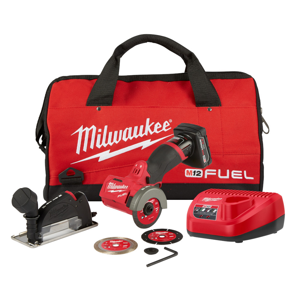 Milwaukee M12 FUEL 3-Inch Compact Cut-Off Tool - Kit from Columbia Safety