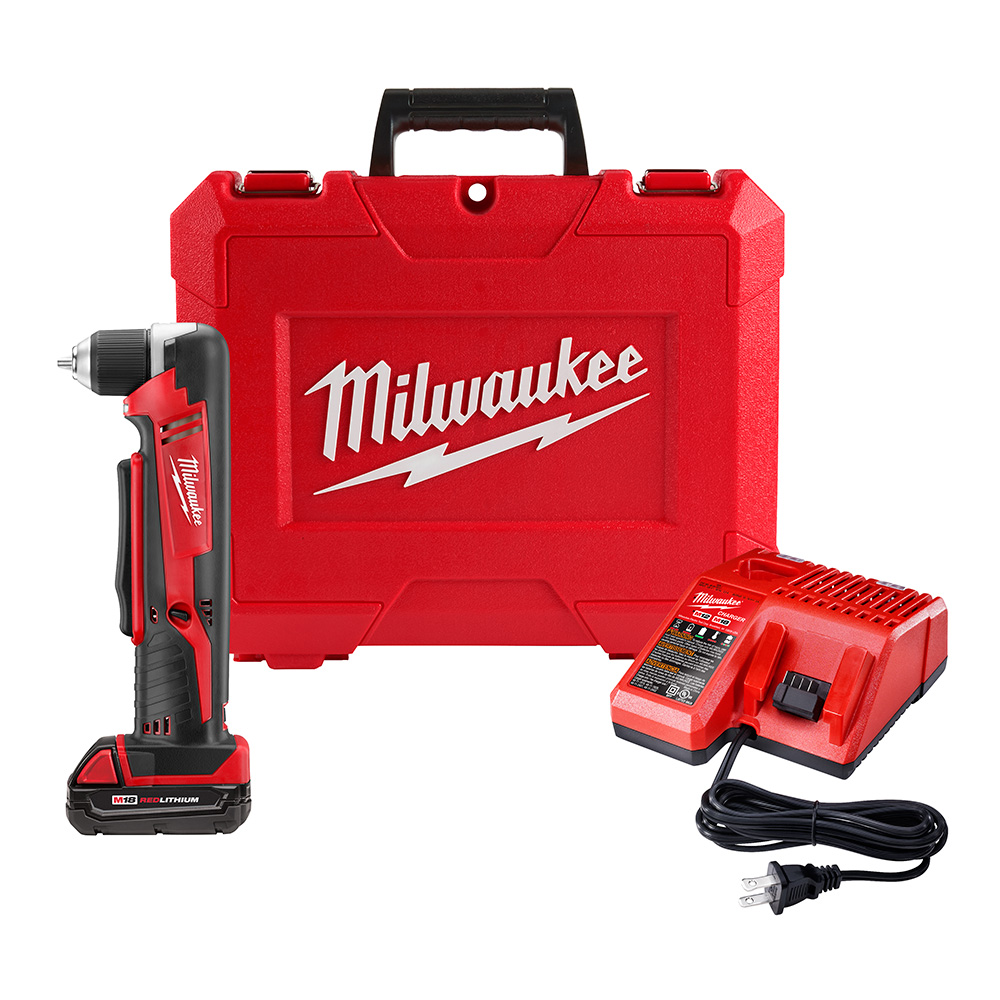 Milwaukee M18 Cordless LithiumIon Right Angle Drill Kit