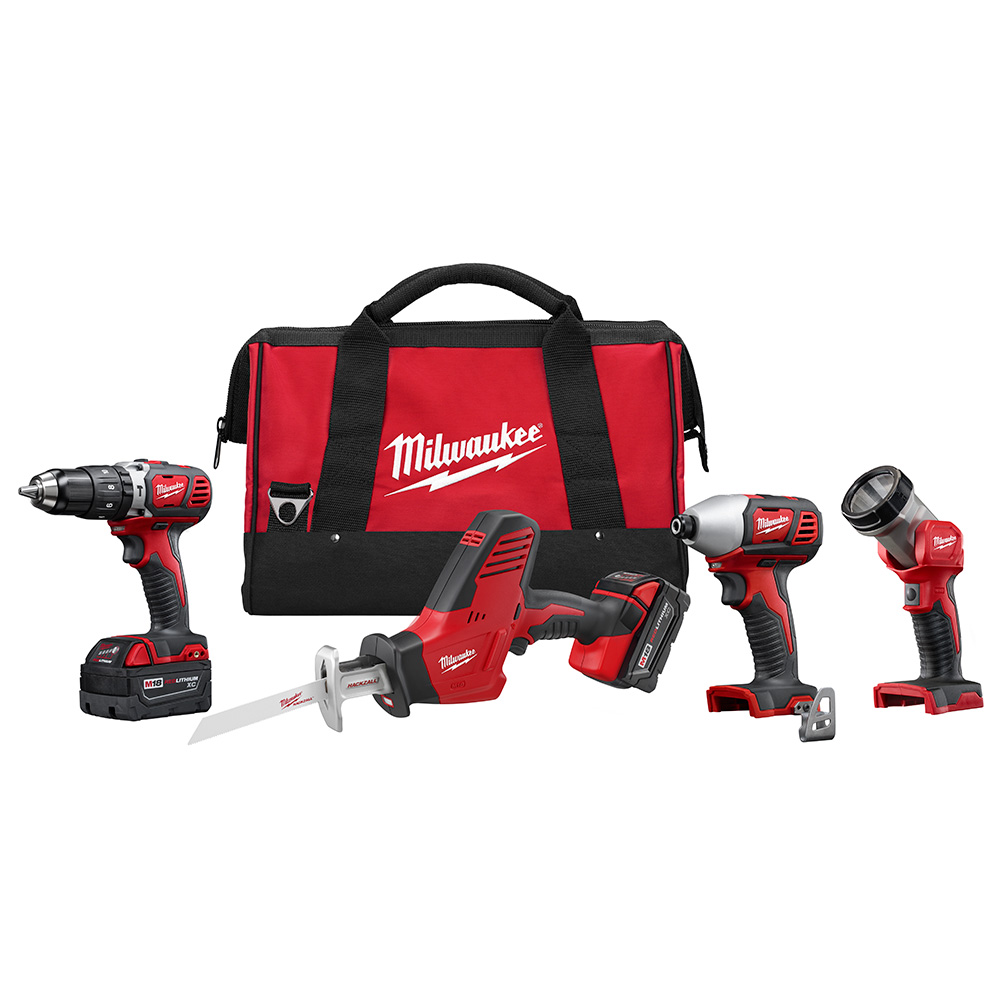 Milwaukee M18 4 Tool Combo Kit from Columbia Safety