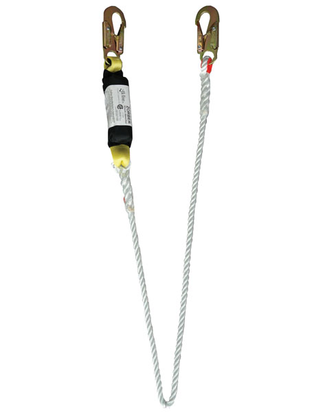 Elk River 27123 ZORBER Lanyard with Snaphooks from Columbia Safety
