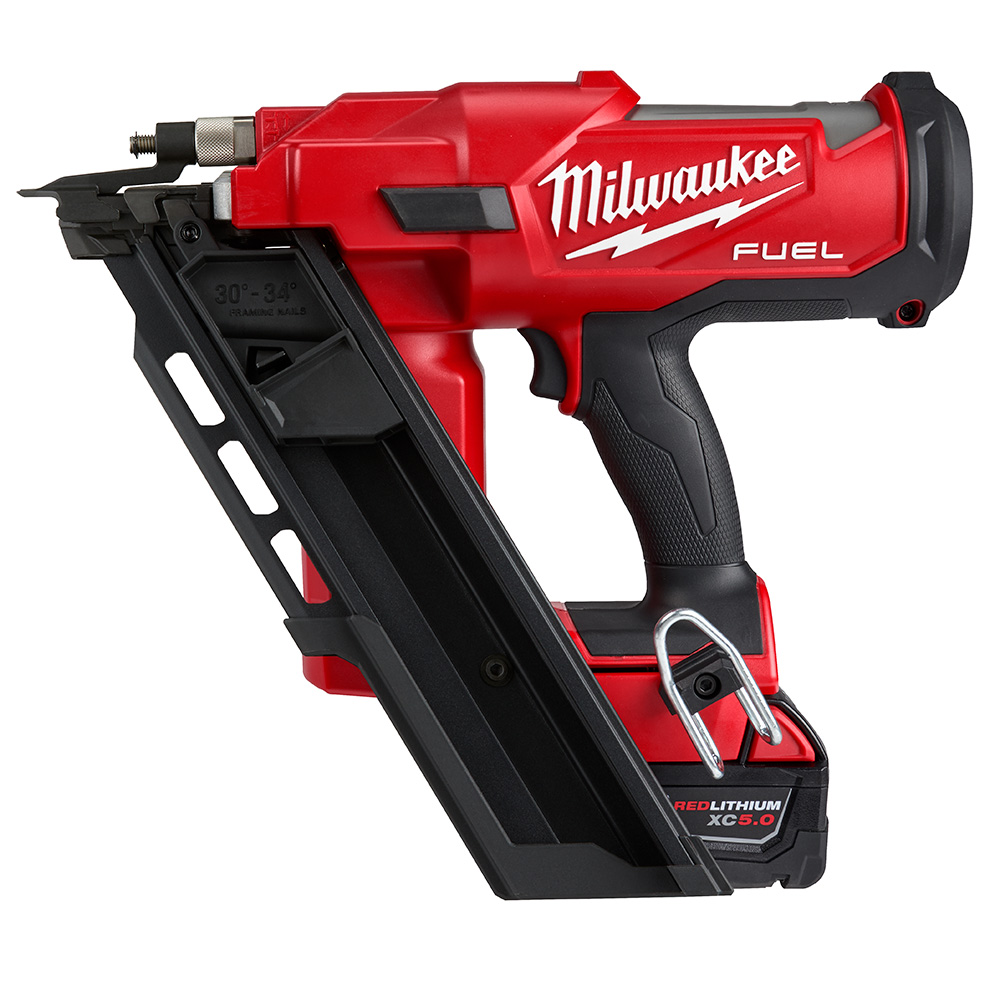 Milwaukee M18 FUEL 30 Degree Framing Nailer Kit