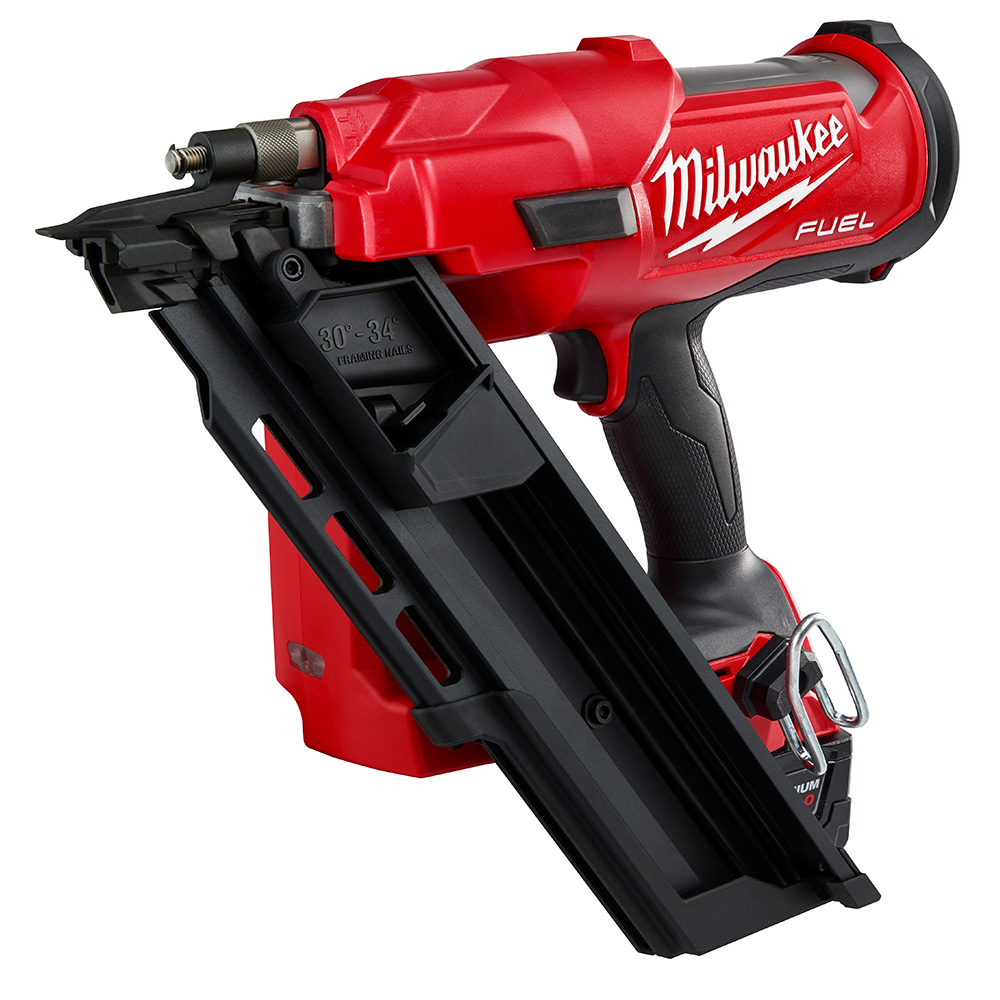 Milwaukee M18 FUEL 30 Degree Framing Nailer Kit from Columbia Safety