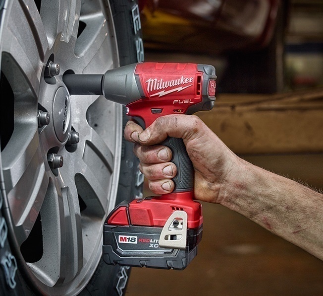 Milwaukee M18 FUEL 3/8 Inch Compact Impact Wrench with Friction Ring Kit from Columbia Safety