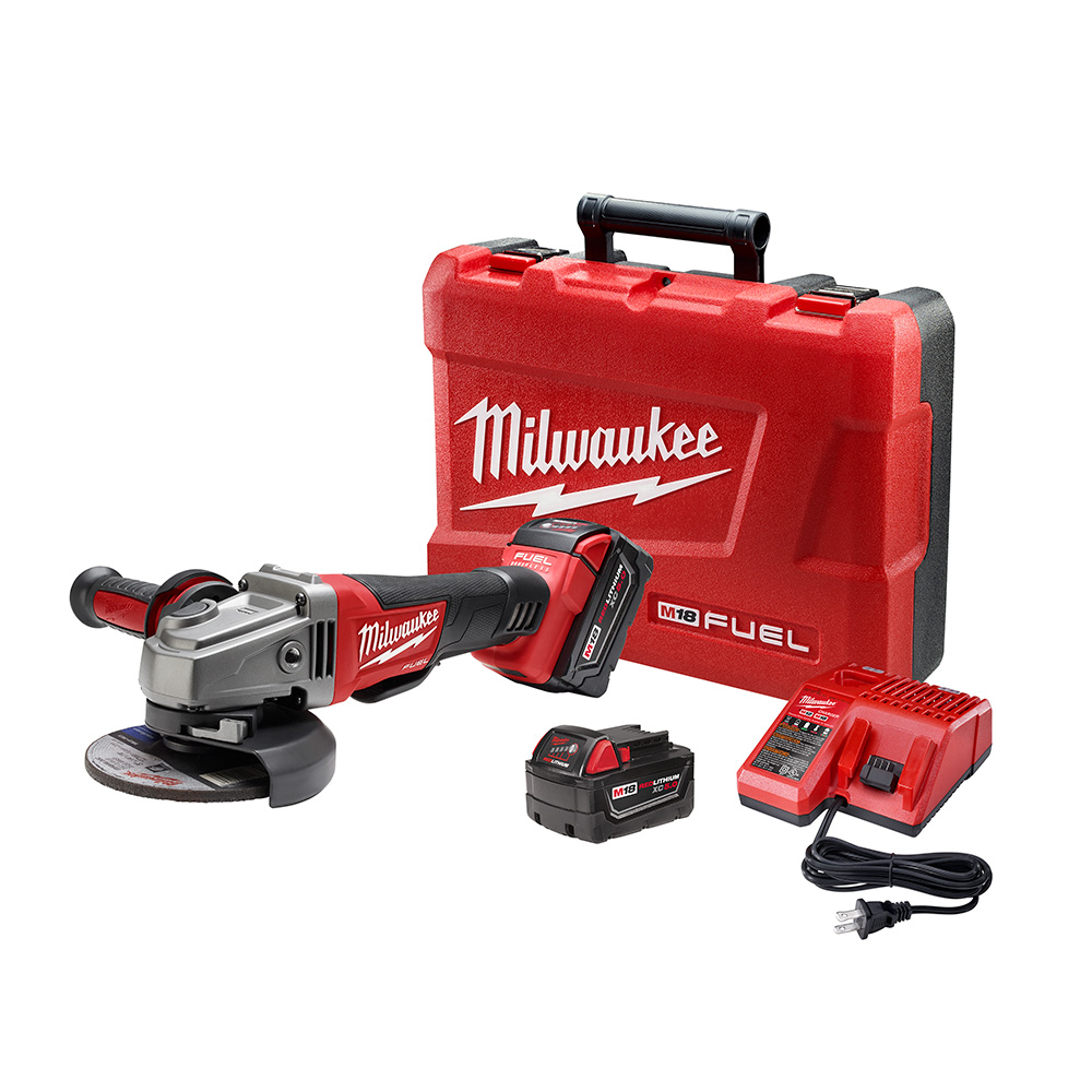 Milwaukee M18 FUEL 41/2 to 5 Inch Grinder, Paddle Switch NoLock Two