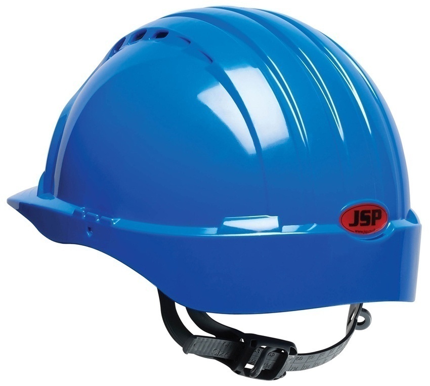JSP Evolution 6121 Standard Brim HDPE Shell Hard Hat with 6 Point Suspension (General) from Columbia Safety