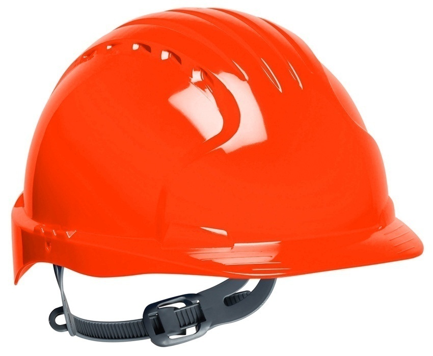 JSP Evolution 6121 Standard Brim HDPE Shell Hard Hat/6 Point from Columbia Safety