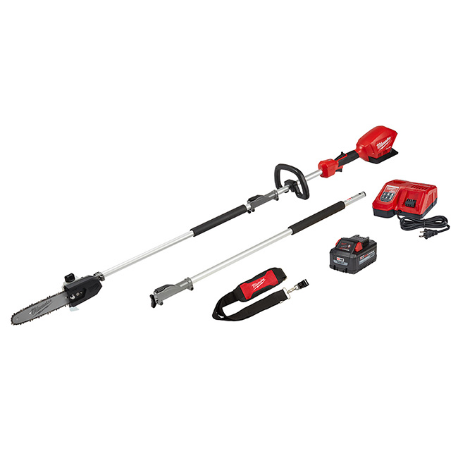 Milwaukee M18 FUEL 10 Inch Pole Saw Kit with QUIK-LOK Attachment Capability from Columbia Safety