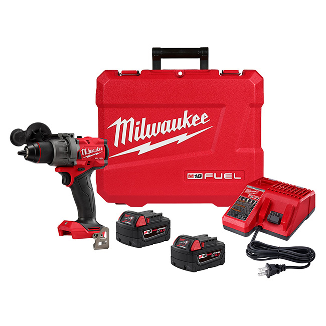 Milwaukee M18 FUEL 1/2 Inch Hammer Drill Driver Kit from Columbia Safety