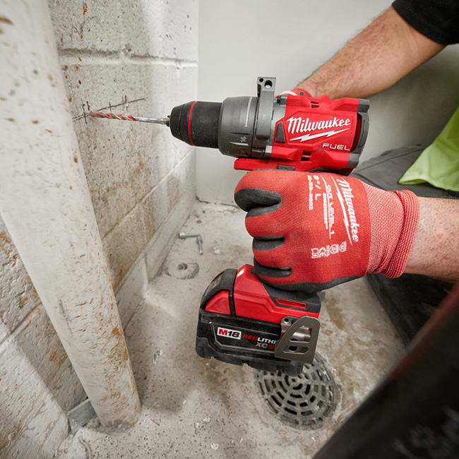 The Milwaukee M18 FUEL 2-Tool Combo Kit has the a hammer drill with  AutoStop Control Mode for enhanced safety and the Fastest Driving Impact Driver. from Columbia Safety