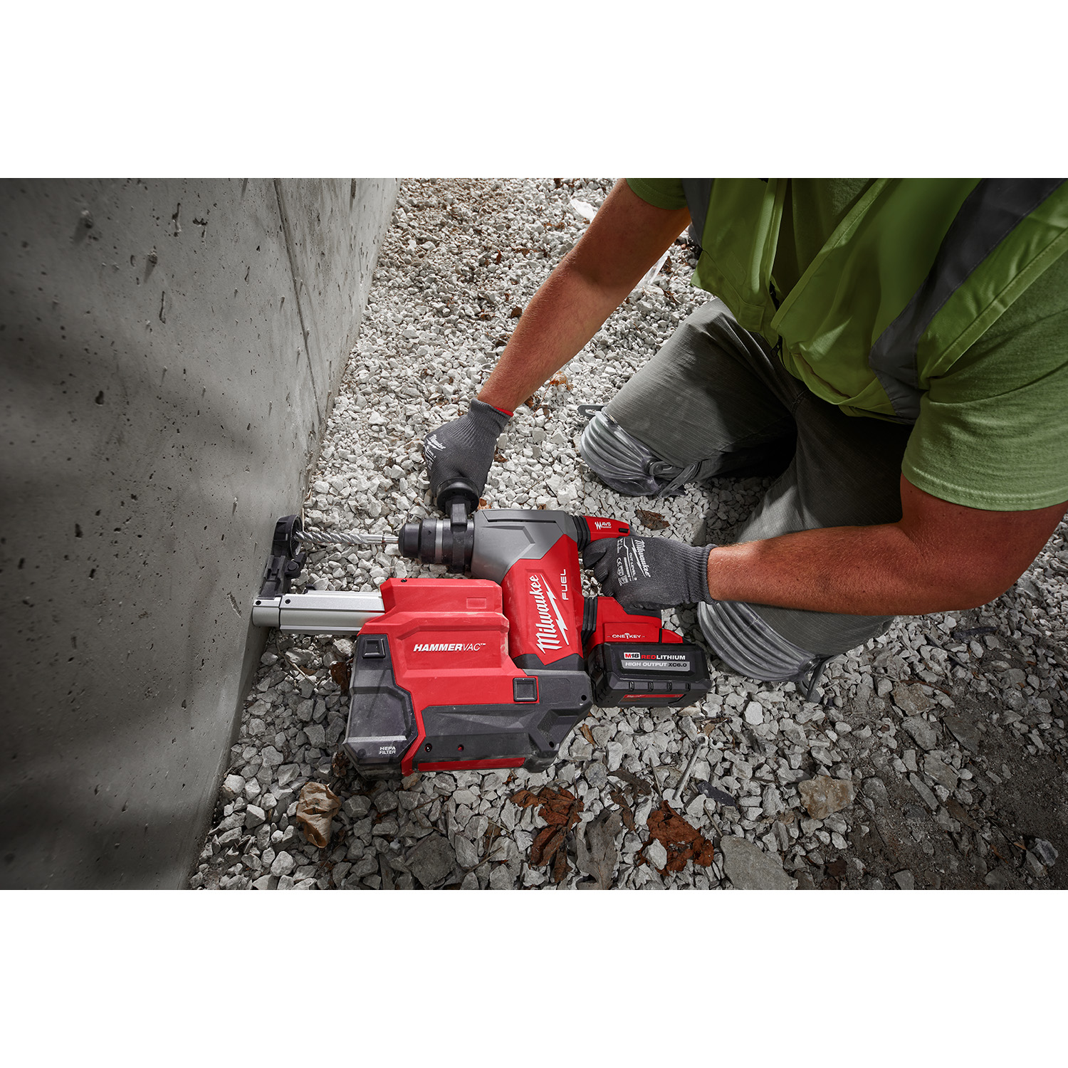 Milwaukee M18 FUEL 1-1/8 Inch SDS Rotary Hammer w/ ONE-KEY from Columbia Safety