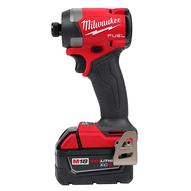 Milwaukee M18 FUEL 1/4 Inch Impact Driver Two XC Battery Kit from Columbia Safety