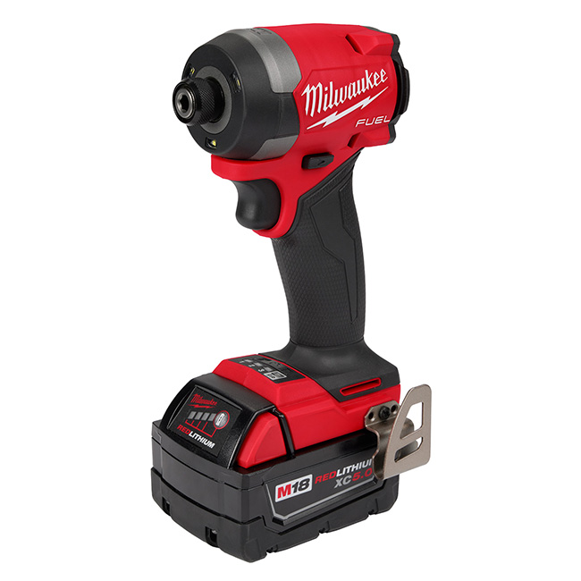 Milwaukee M18 FUEL 1/4 Inch Impact Driver Two XC Battery Kit from Columbia Safety