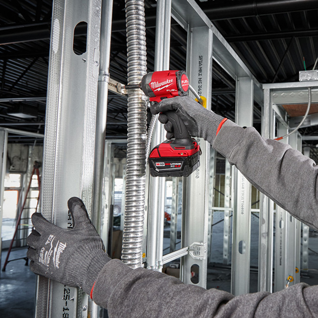 The Milwaukee M18 FUEL 2-Tool Combo Kit has the a hammer drill with  AutoStop Control Mode for enhanced safety and the Fastest Driving Impact Driver. from Columbia Safety