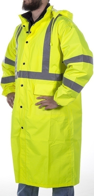 2W International Long Class 3 Rain Coat from Columbia Safety