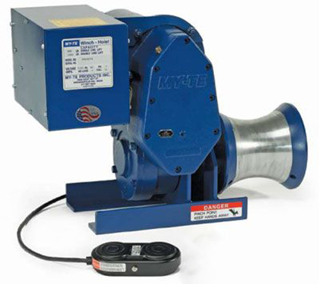 300AB My-Te Utility Capstan Electric Winch-Hoist, 115 Volt AC from Columbia Safety