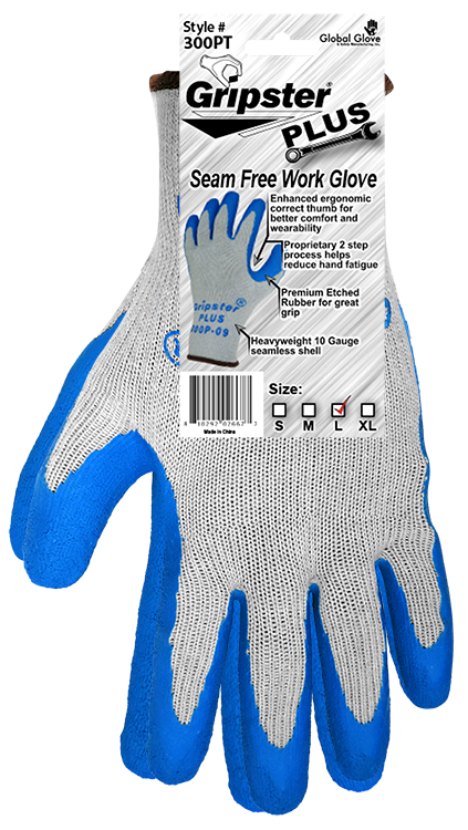 Gripster Plus Premium Etched Rubber Gloves (12 Pair) from Columbia Safety