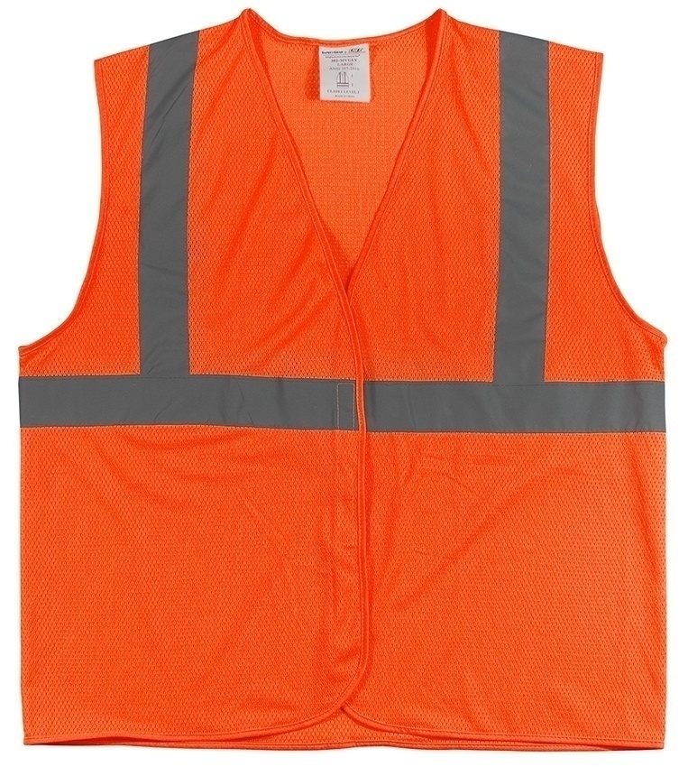 PIP ANSI Type R Class 2 Orange Mesh Vest (General) from Columbia Safety