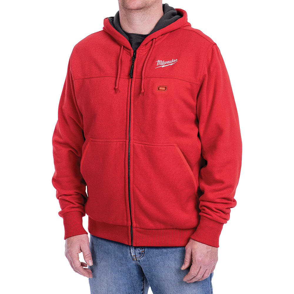 Milwaukee M12 Heated Hoodie Kit (Red) from Columbia Safety