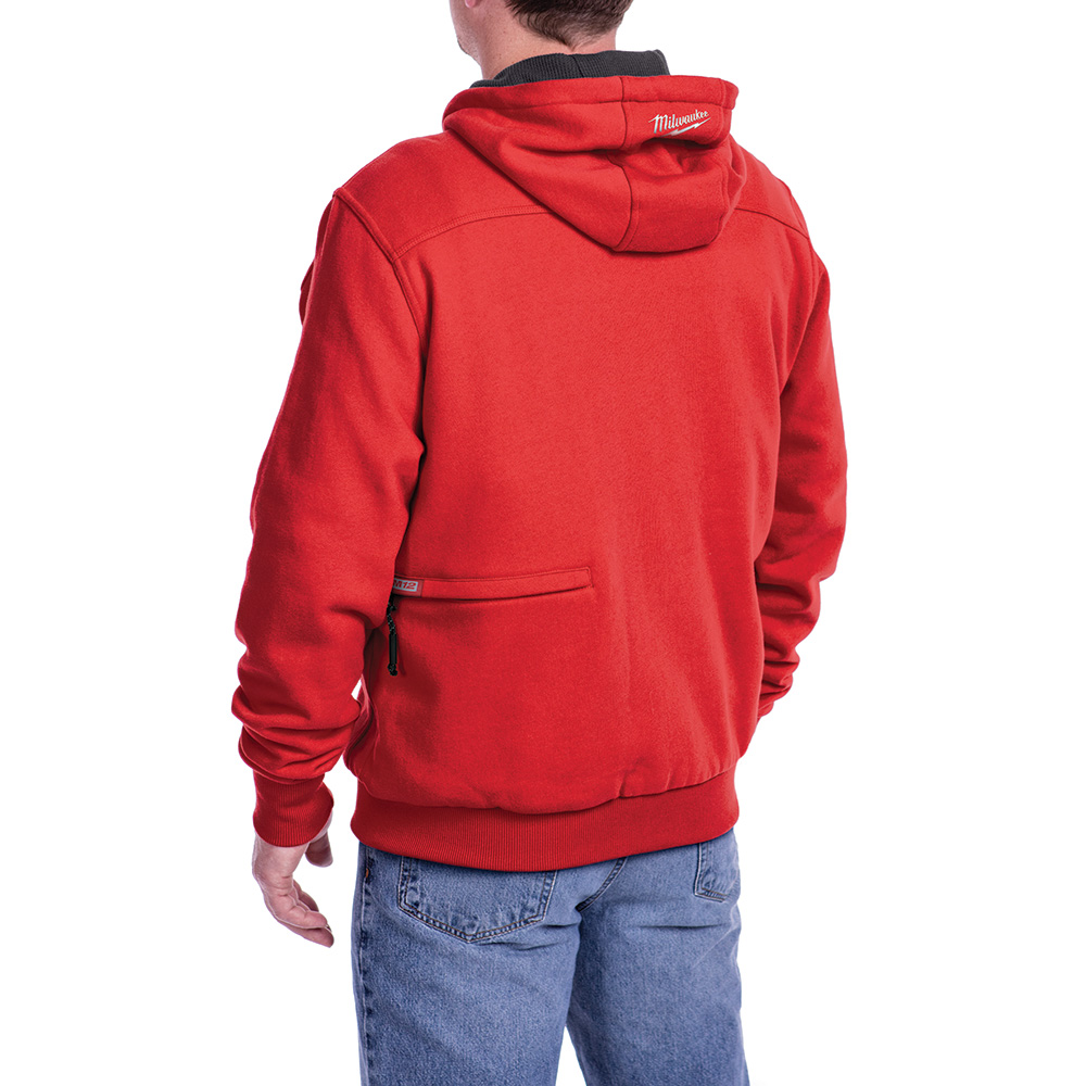 Milwaukee M12 Heated Hoodie Kit (Red) from Columbia Safety