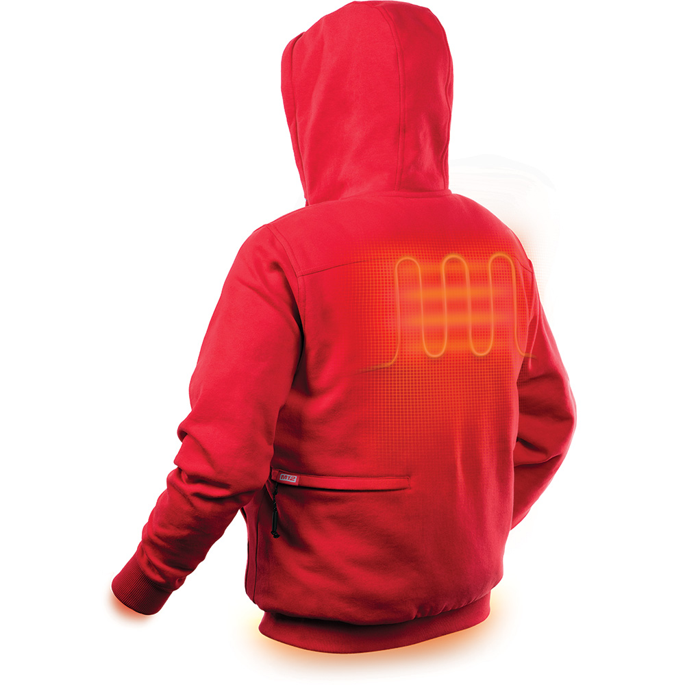 Milwaukee M12 Heated Hoodie Kit (Red) from Columbia Safety