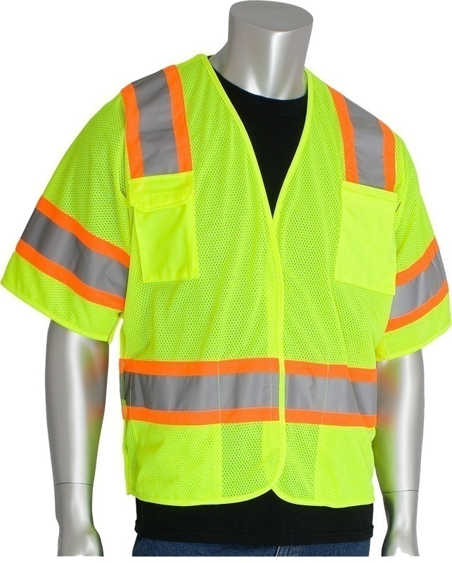 PIP ANSI Class 3 Breakaway Yellow Vest from Columbia Safety