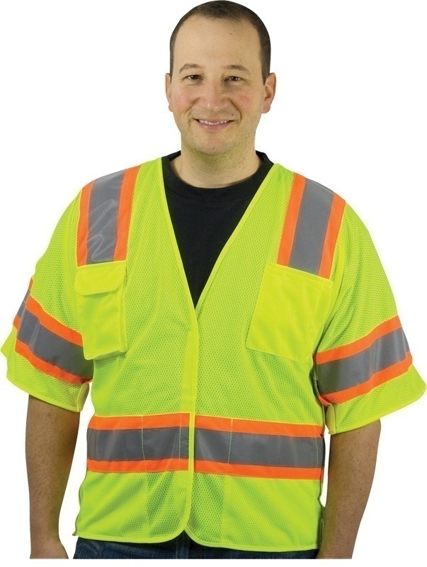 PIP ANSI Class 3 Breakaway Yellow Vest from Columbia Safety